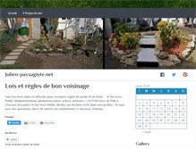 Tablet Screenshot of julien-paysagiste.net